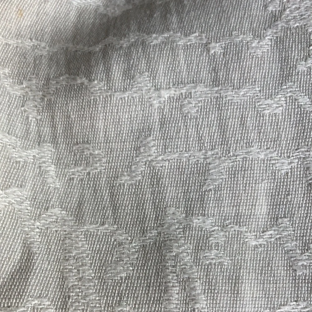 𝅺ANNETTE GORTZ cotton/linen pleated hi low  skirt SZ 34. Germany